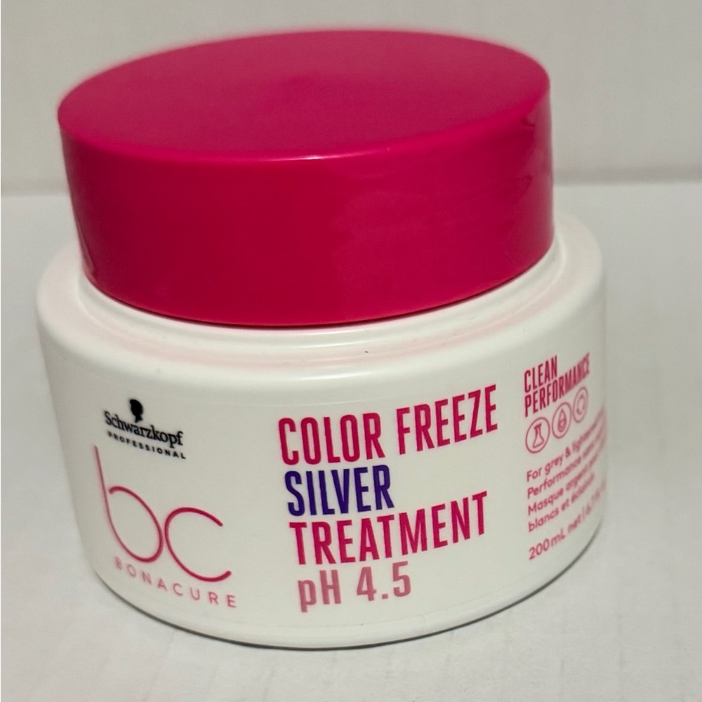Schwarzkopf BC Bonacure Color Freeze Silver Treatment - Pink and White